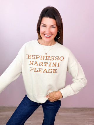 Espresso Martini Please Sweater