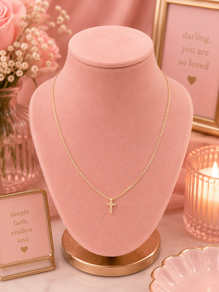 Classic Mini Cross Necklace