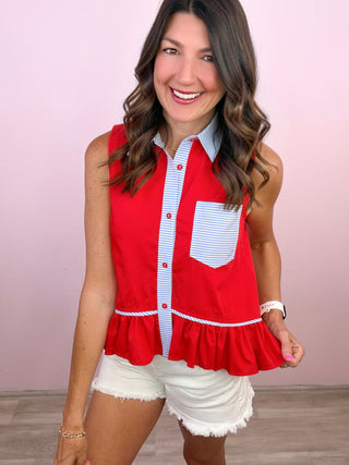 Color Crush Top (Red)