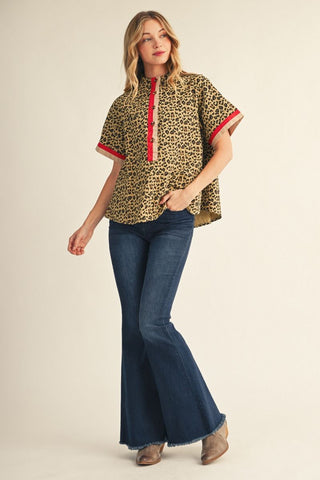 Wild Card Top (Taupe)