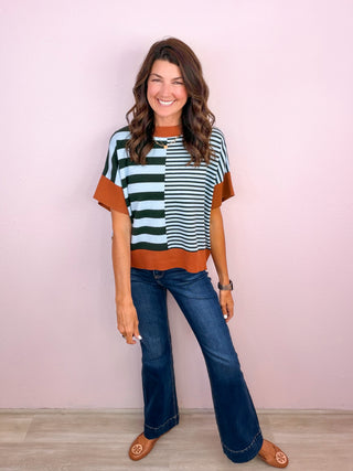 RISEN Tummy Control Flare Denim