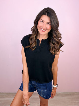 Minimal Moment Top (Black)