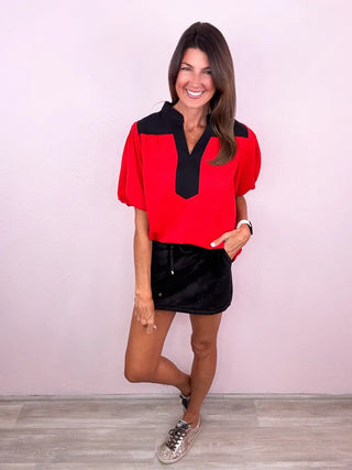 Colorblock Cutie Blouse