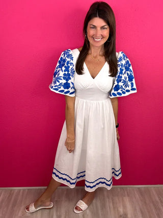 THML In The Meadows Midi Dress