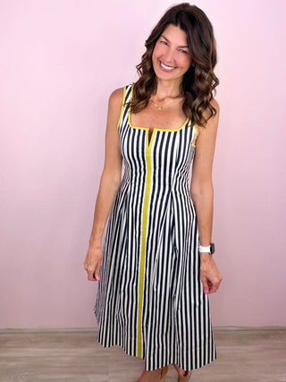 A Chic Stroll Midi Dress