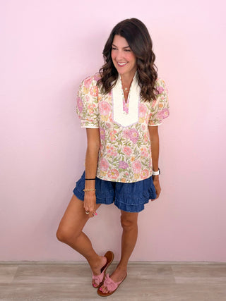 Feminine Charm Top