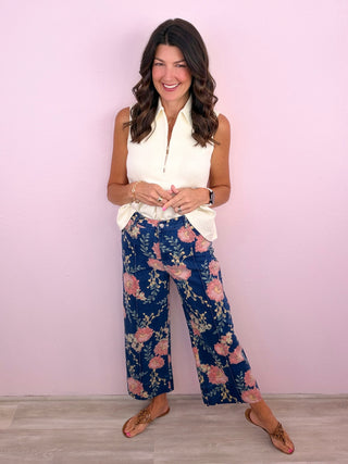 Floral Statement Denim