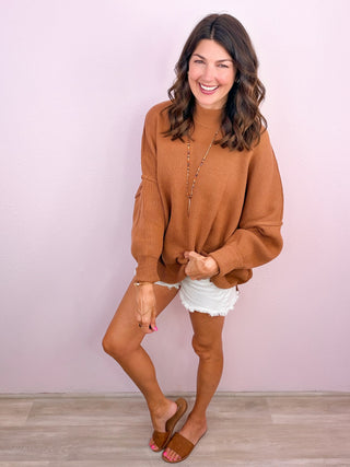 Always In Style Sweater (Camel)