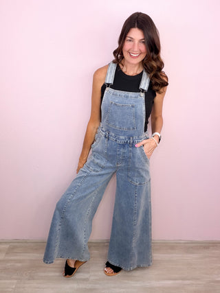 Effortless Agenda Denim Overalls