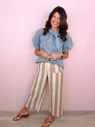 Effortless Stripe Pants