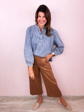 Updated Style Denim Top