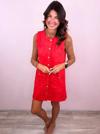 In Season Suede Dress