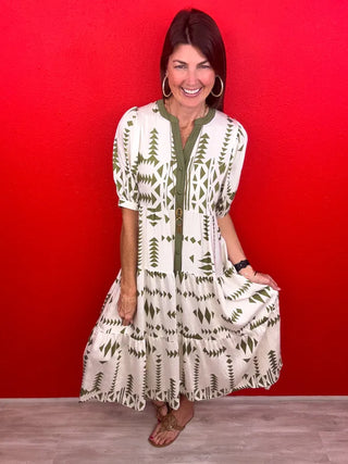 Here We Are Midi Dress