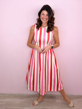 Sunset Sips Midi Dress