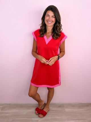 Go To Charm Dress (Red)