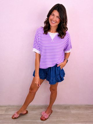 Casual Cutie Top (Fuchsia)