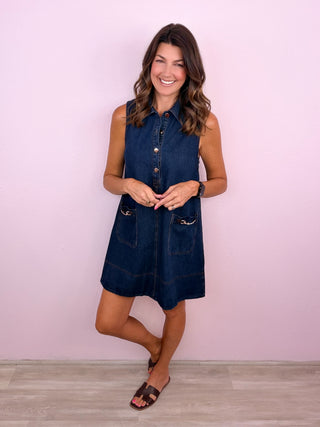 Easy Living Dress (Denim)