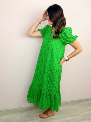 Meadow Whisper Midi Dress