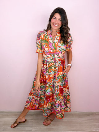 Paradise Found Midi Dress