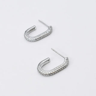 Klarissa Silver Hoop Earrings