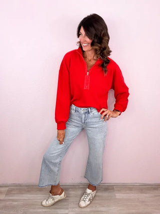 Ruby Zip Up Fleece Pullover