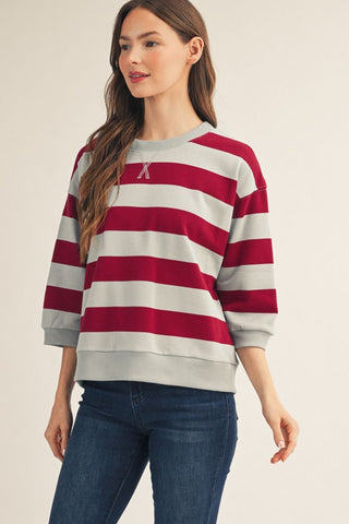 Off Duty Favorite Pullover (Burgundy)