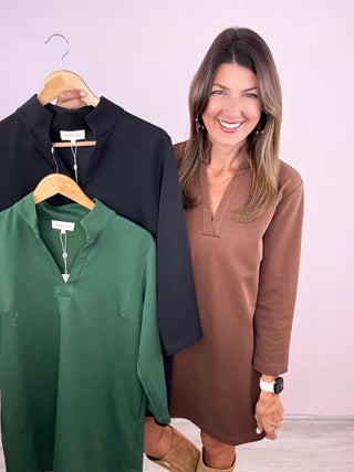 Save The Day Solid Dress