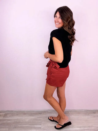 Haute Style Wrap Skort