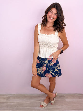 Garden Party Denim Skirt