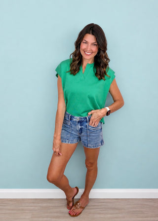 Minimal Moment Top (Green)