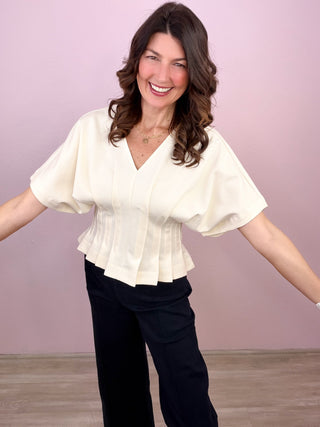 Polished Ease Top (Cream)