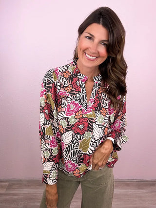 Afternoon Blooms Top