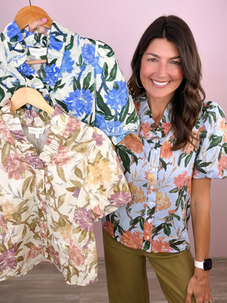 Golden Hour Floral Top