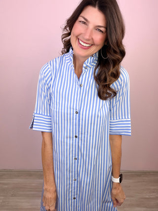 Easy Stripes Midi Dress