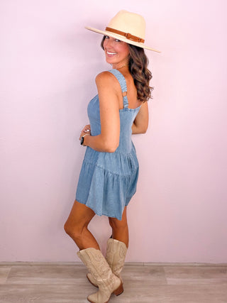 Ella Moments Tencel Denim Romper