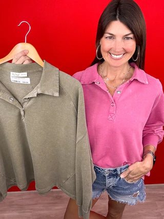 Ultimate Love Collared Pullover