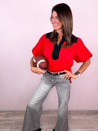 Colorblock Cutie Blouse