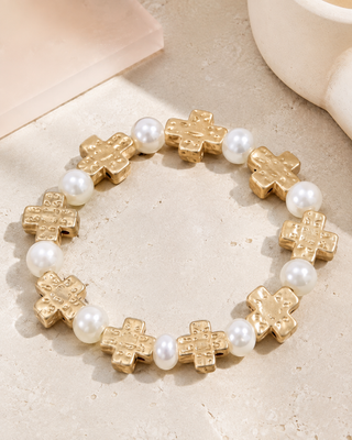 Pearls Of Faith Bracelet