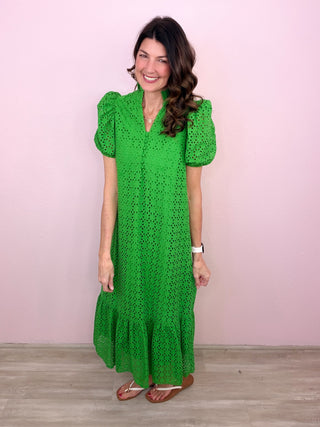 Meadow Whisper Midi Dress