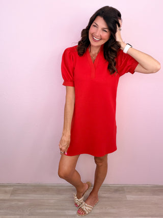 Wear Anywhere Dress (Red)