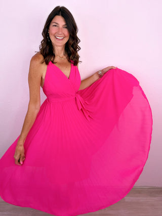 Darling Detail Pleated Dress