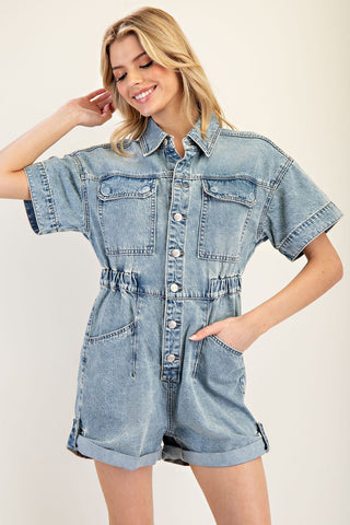 Denim Obsessed Romper