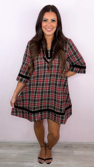 Harvest Check Dress