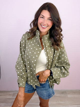Dot & Dwell Jacket (Olive)