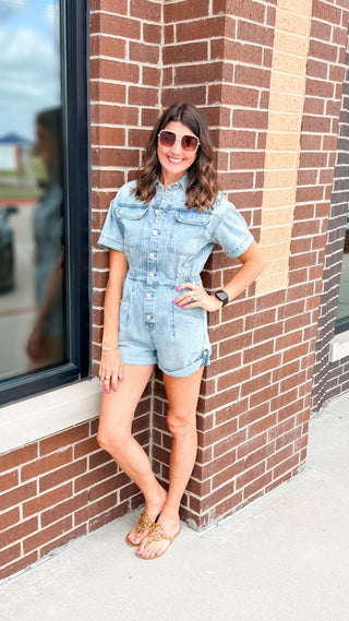 Denim Obsessed Romper
