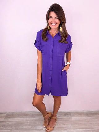 All Agendas Shirt Dress