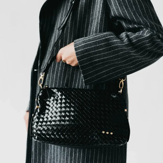 HARPER HOBO SLOUCHY WOVEN SHOULDER BAG