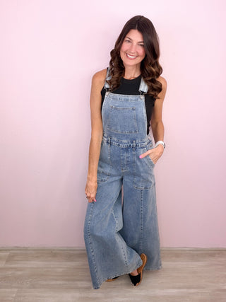 Effortless Agenda Denim Overalls