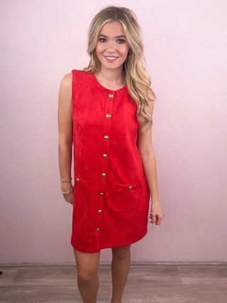 In Season Suede Dress