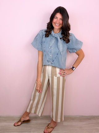 Effortless Stripe Pants